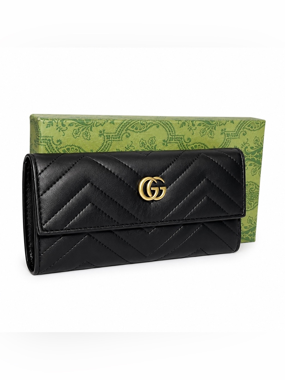 🖤 Women’s Black Matelassé Leather Wallet 🖤